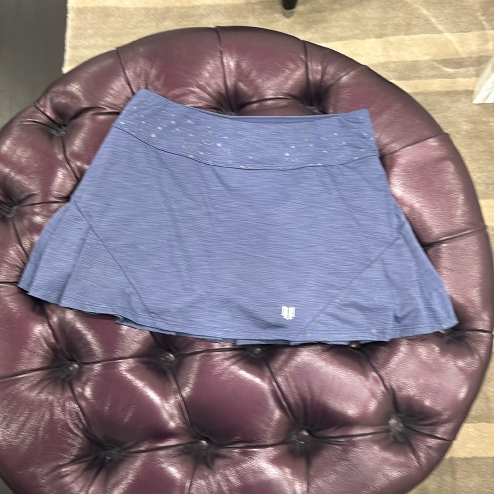 Eleven by Venus Tennis Skirt- Cornflower Blue with Silver details. Size S